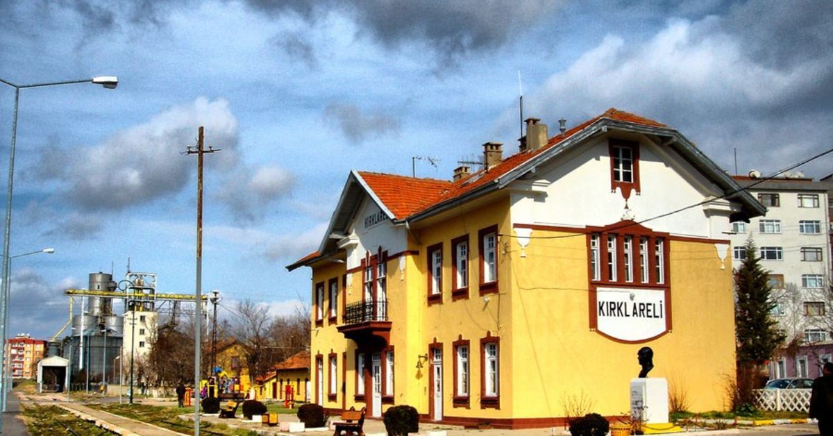 Kırklareli İstasyon Tren Garı Binası Eski Hali